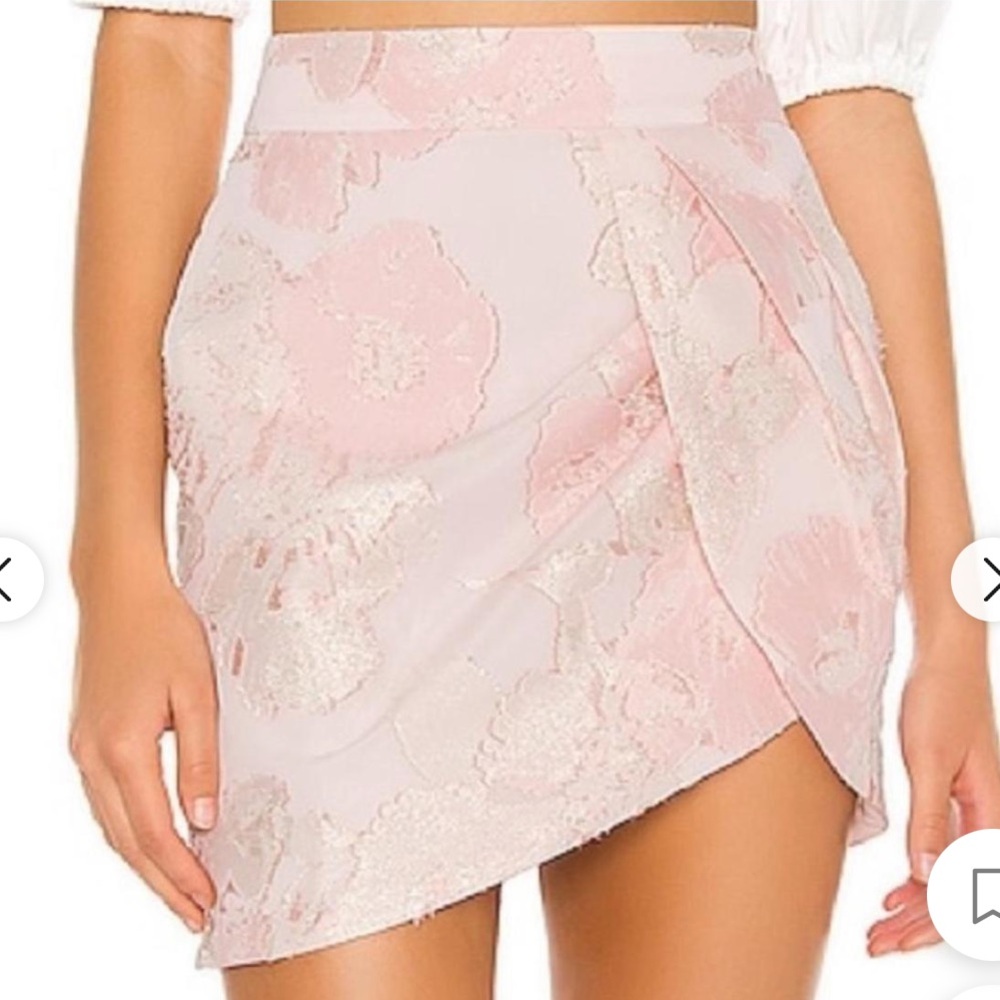 NBD Merie midi skirt